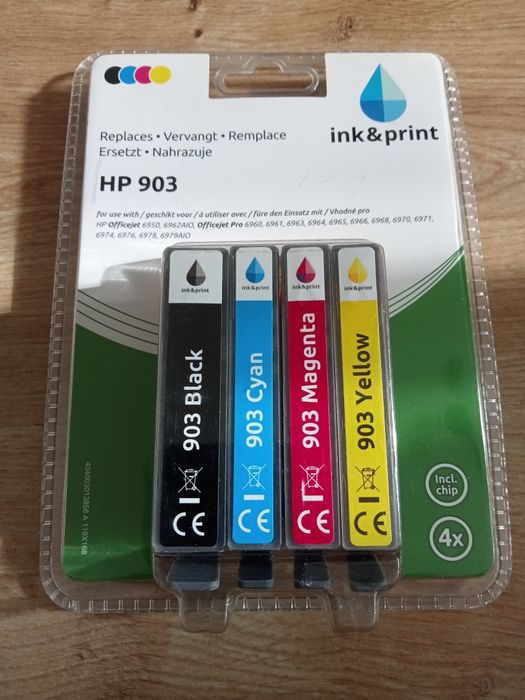 Tusz HP 903 Zestaw Black Cyan Magenta Yellow