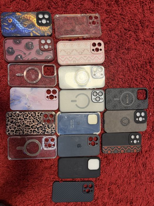 Чохли на айфони від 13 Про до 16 Про Макс