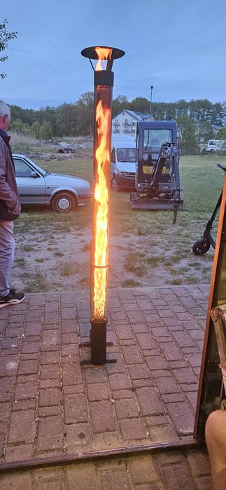 Parasol grzewczy na pellet