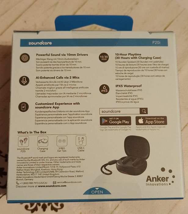 Soundcore P20i Bluetooth 5.3 [Czarne] [Megaaa Bass]