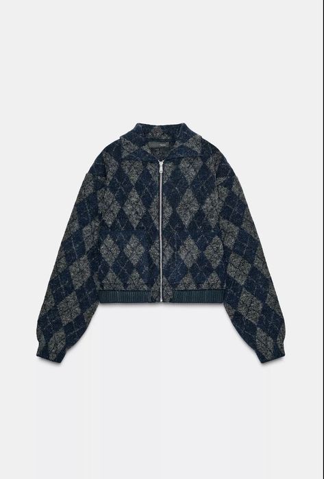 Бомбер Zara S M трикотажний бомбер