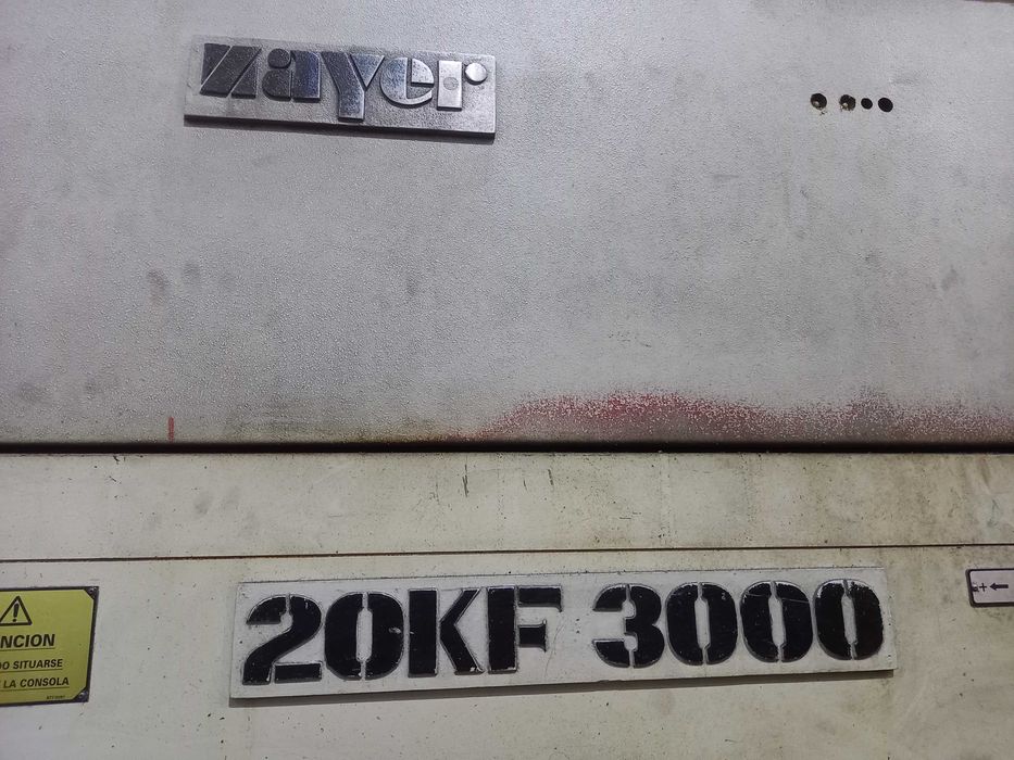 Fresadora CNC - ZAYER 20KF 3000 (dimensões de maquinação 2700x1250)