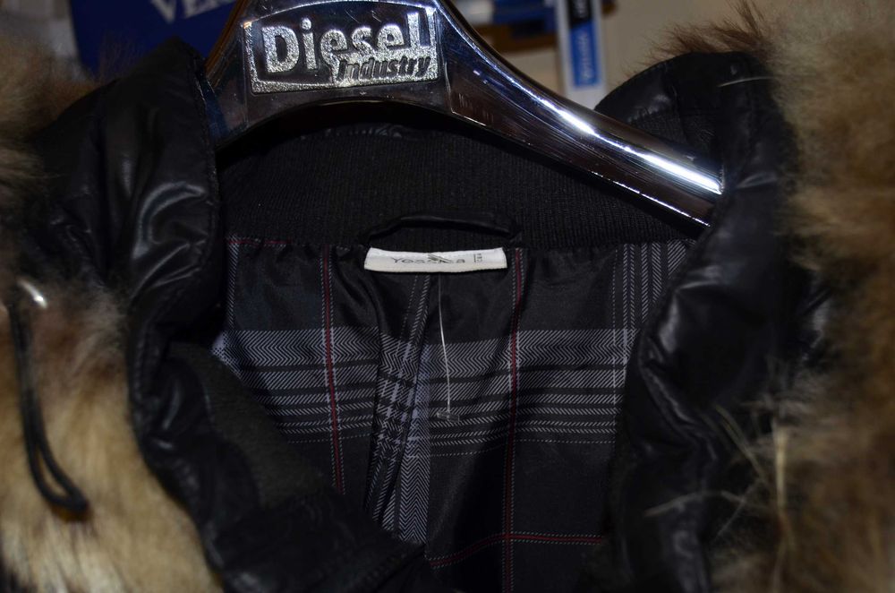 Yessika женский длинный пуховик, пальто зимнее 54-56 размер.