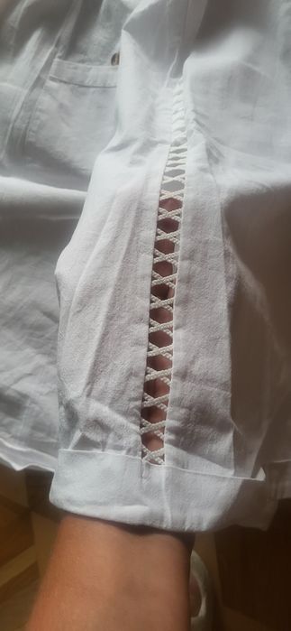 Spodnie damskie letnie biale krótkie