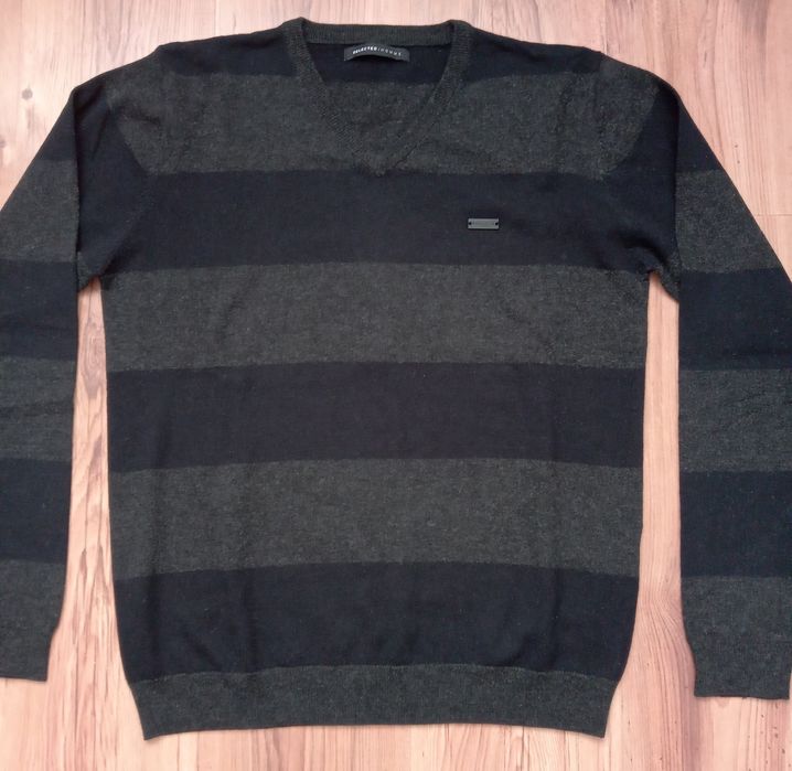 Czarno-szary sweter Selected Homme L