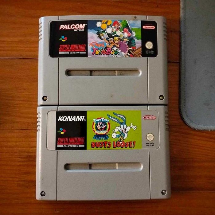 Tiny Toon e Pop'n TwinBee Super Nintendo