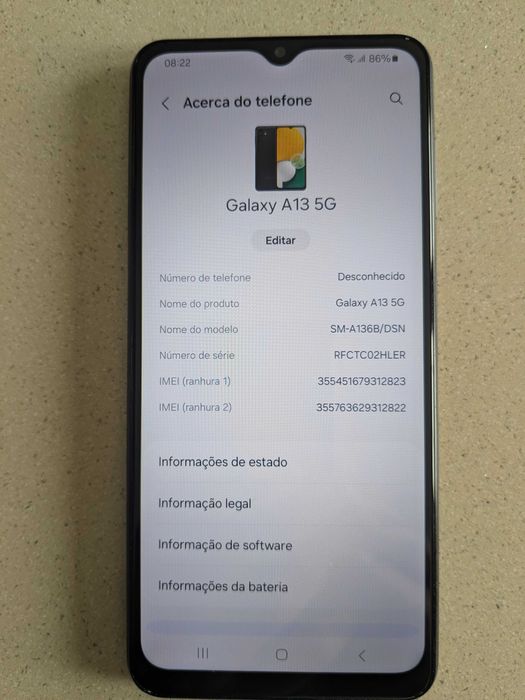 Samsung Galaxy A13 5G 6.6" Dual SIM 4GB/128GB Black