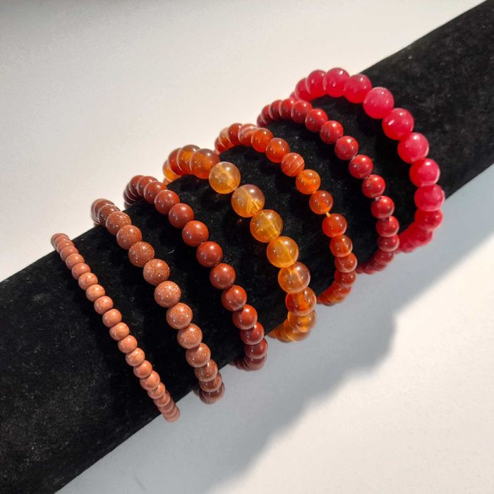 Pulseiras de pedras semipreciosas