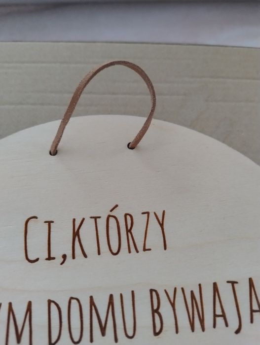 Tabliczka okrągła/ozdoba na ścianę/do domu