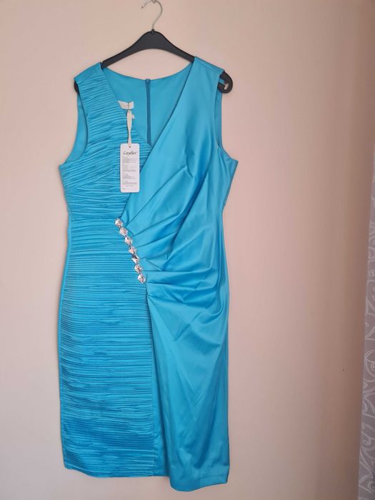 Sukienka rozmiar 42 kolor niebieski