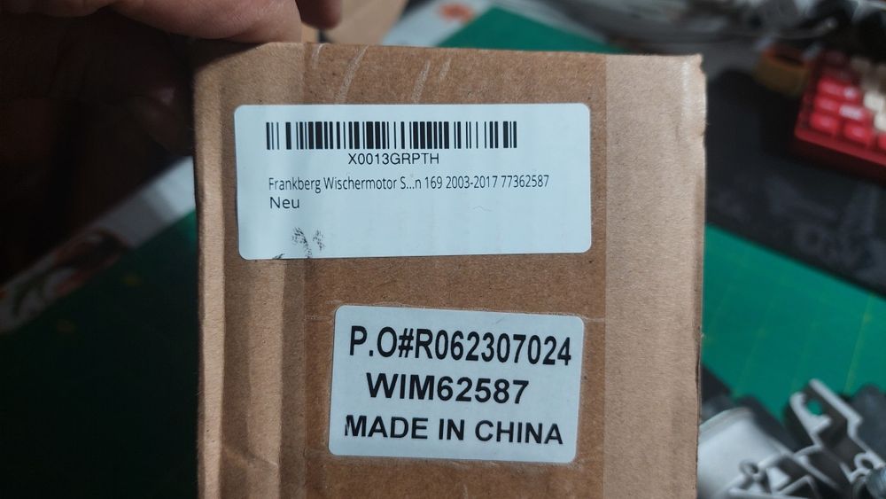 Моторчик дворников на авто Fiat Panda 169