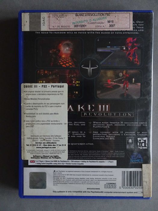 Jogo Playstation 2 - Quake III Revolution
