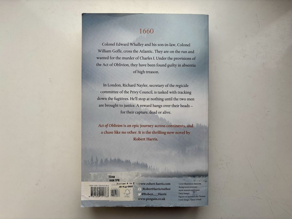Книга «Act of Oblivion» Robert Harris