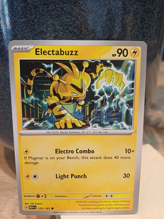 Carta Pokémon Electabuzz #125- Pokemon Scarlet & Violet 151