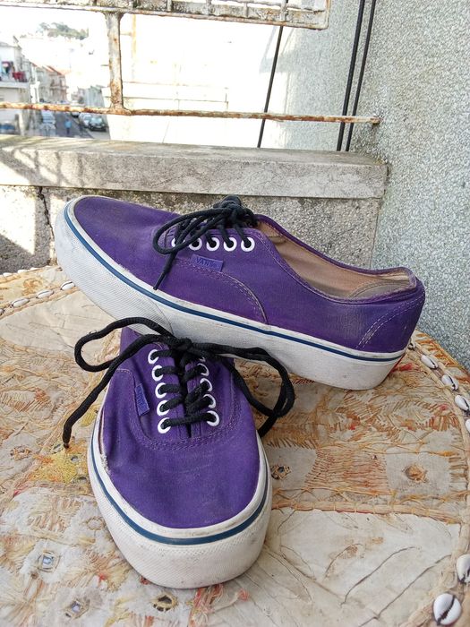 Vans com plataforma Roxas