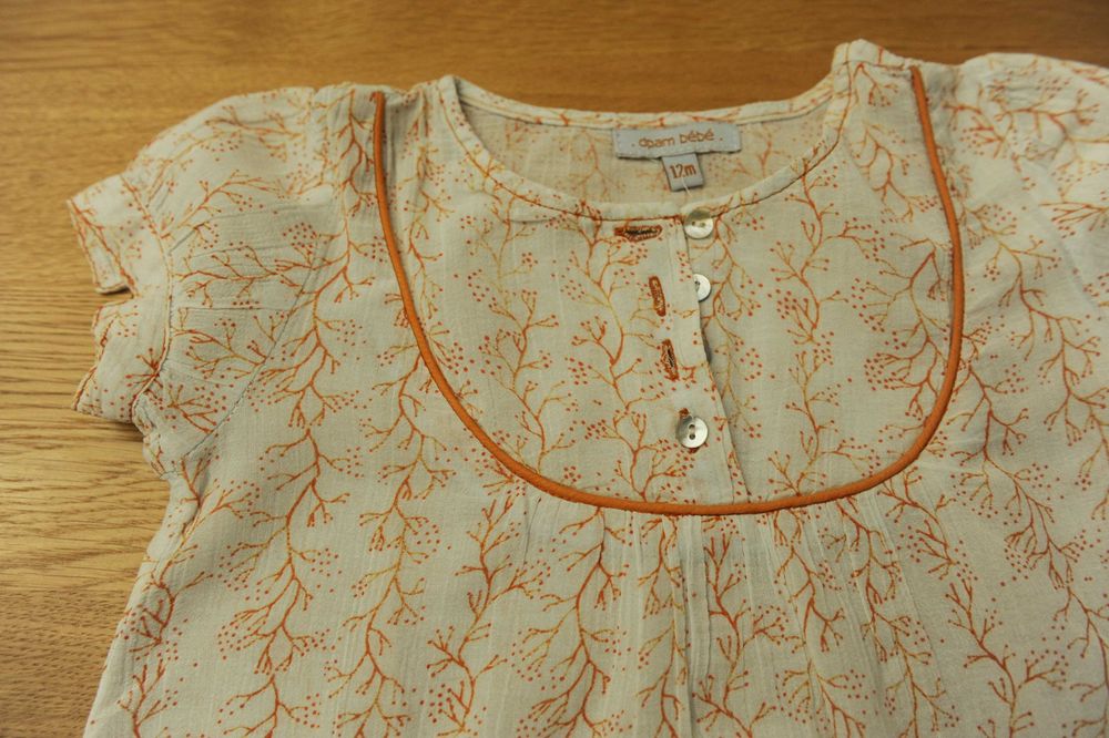 Vestido de verão Du Pareil au Même (12 meses)