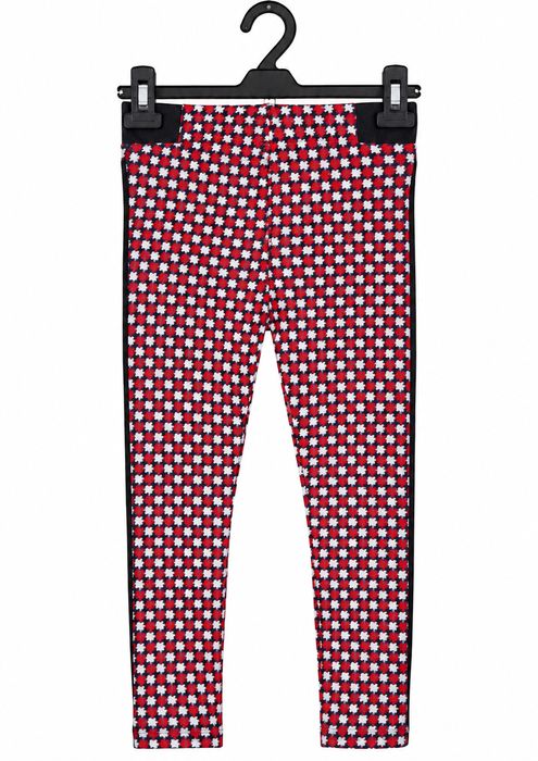 Legginsy pepitka czerwone 122 M&S