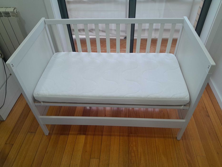 Cama de grades lacado