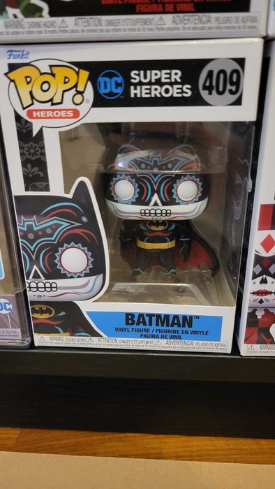 Coleção FUNKO POP! Heroes: Dia De Los DC (Batman, Joker, Harley, Bane)