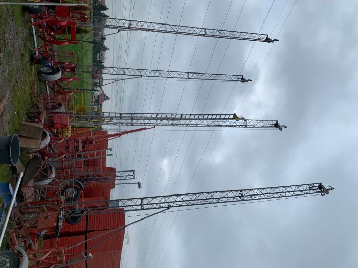 Windy budowlane Niemieckie pionowe Zeppenfeld Herzog 200kg z koszem obrotowym na taczkę przyścienne rusztowaniowe podnośnik wciągarka linowa