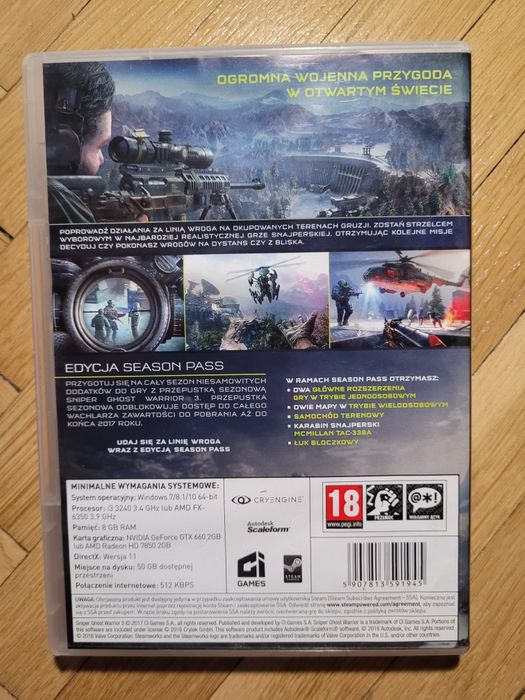 Gra Sniper 3 na PC