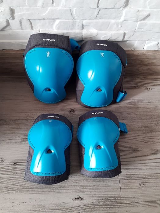 Kask rowerowy i ochraniacze dla dziecka