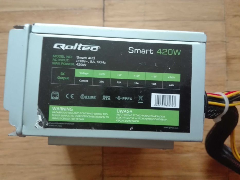 Блок живлення   міні ПК  Qoltec Smart  420W