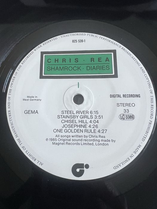Фірмові платівки Chris Rea