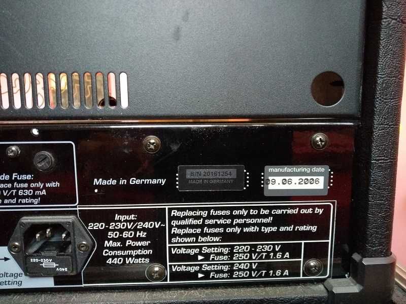 Hughes&Kettner Trilogy 100W Head + MIDI footswitch + skrzynia