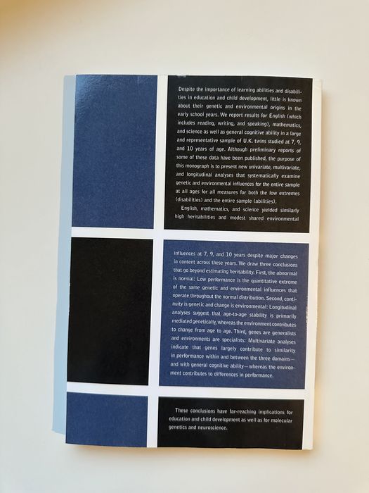 Livro The Genetic and Environmental Origins of Learning