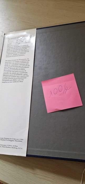 livro Tesouros artisticos da Biblia