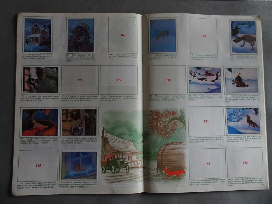Caderneta de cromos Papuça e Dentuça - APR (tem 165 cromos)