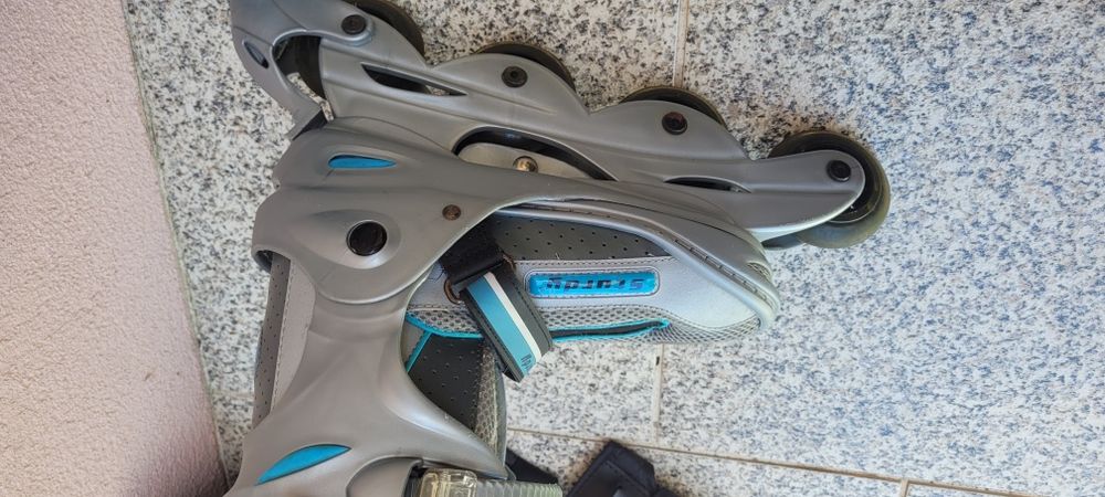 Patins 4 linha - conjunto completo