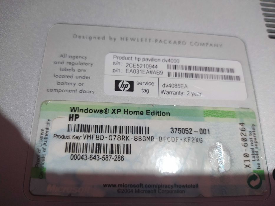 Portátil HP Pavilion e Asus PARA PEÇAS