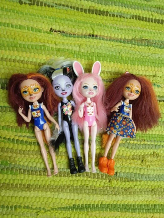 Цена за всё! Набор кукол и питомцев из серии Enchantimals.