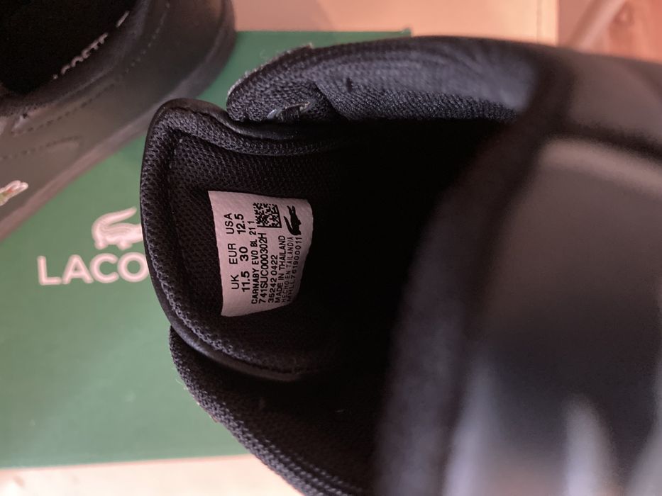 Sneakersy trampki Lacoste