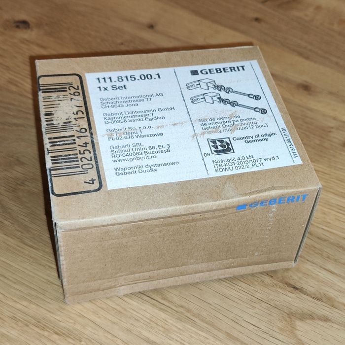 Wsporniki dystansowe Geberit 111.815.00.1