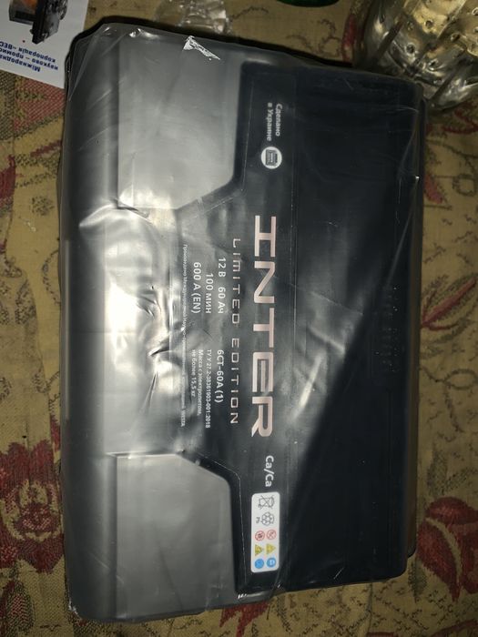 аккумулятор 60Ah,74Ah,100Ah INTER limited edition , 60Ач,74Ач,100Ач