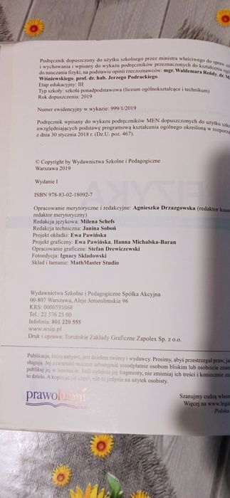 Fizyka 1 zakres podstawowy
