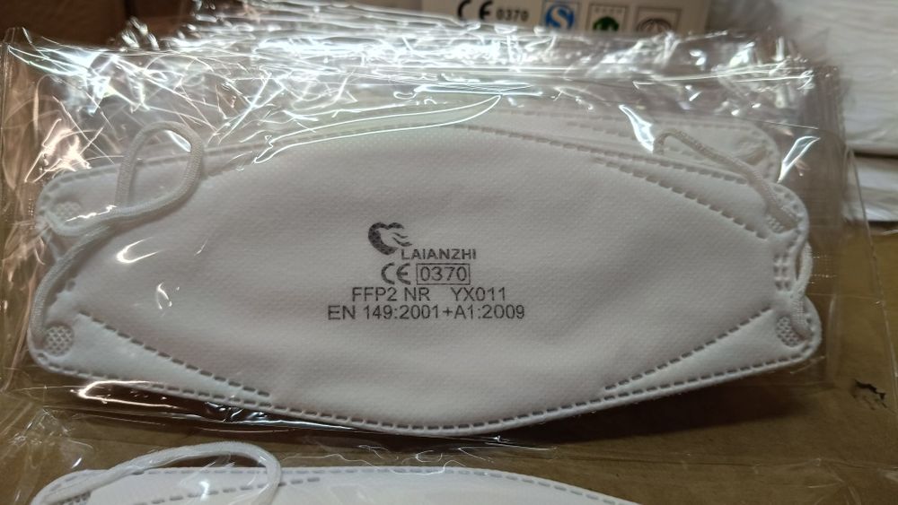 Maska przeciwpyłowa LAIANZHI 59szt. FFP2 półmaska