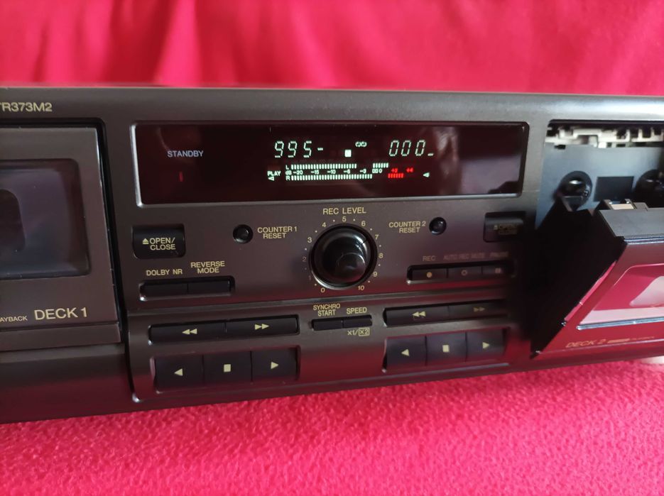 Leitor Gravador Technics  RS-TR373M2 Duplo Tape  Autoreverse