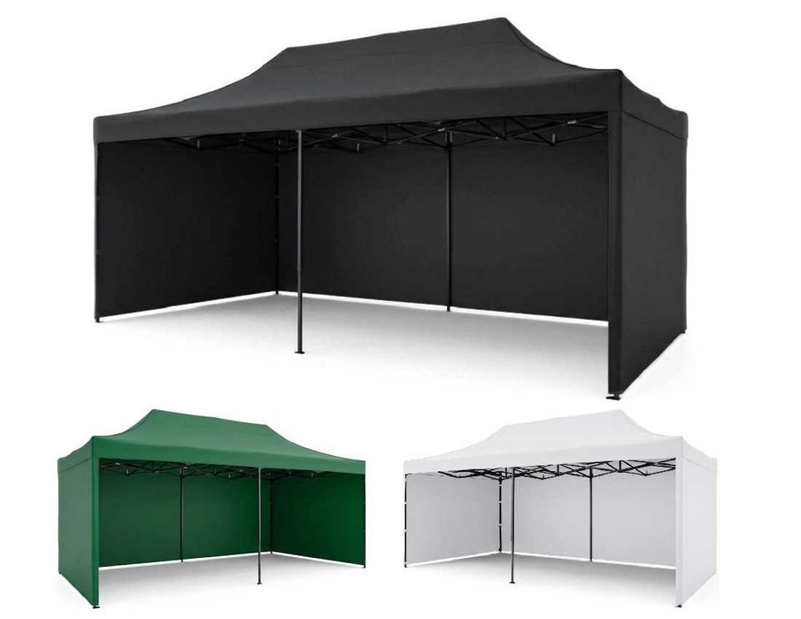 PAWILON HANDLOWY Ogrodowy 3x6m Automatyczny MOCNY - 3 kolory