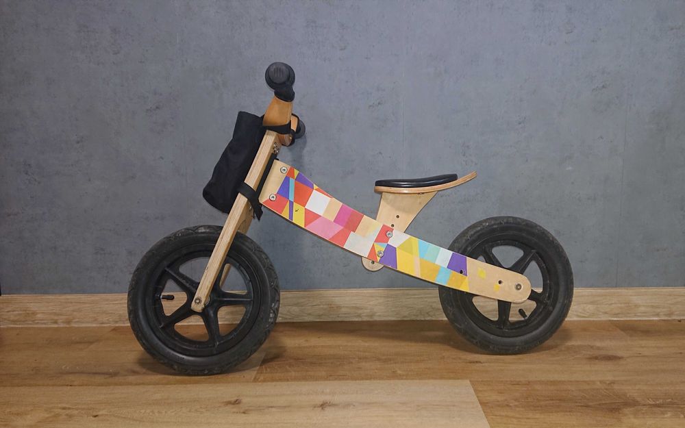 Rowerek drewniany Sun Baby Twist biegowy, 2 lub 3 koła