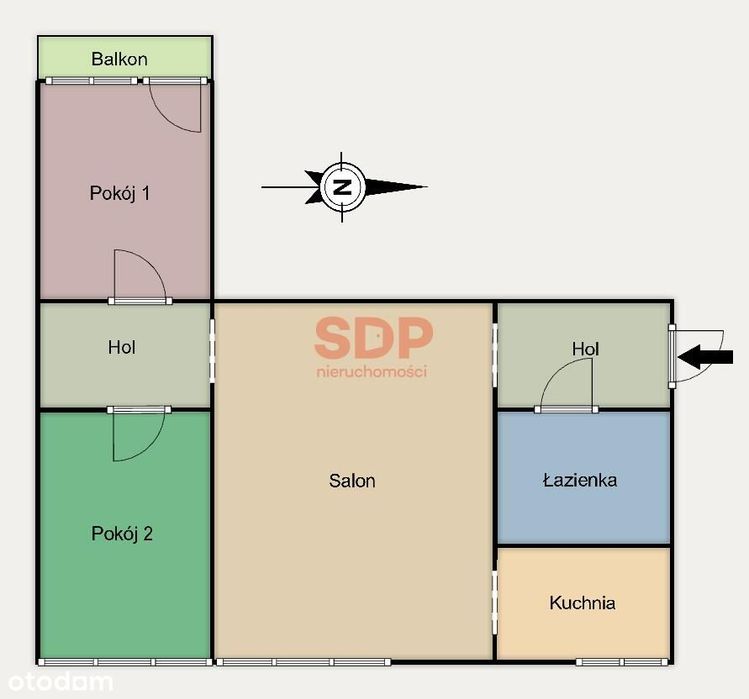 3 pokoje z balkonem - Łódź Górna -REZERWACJA