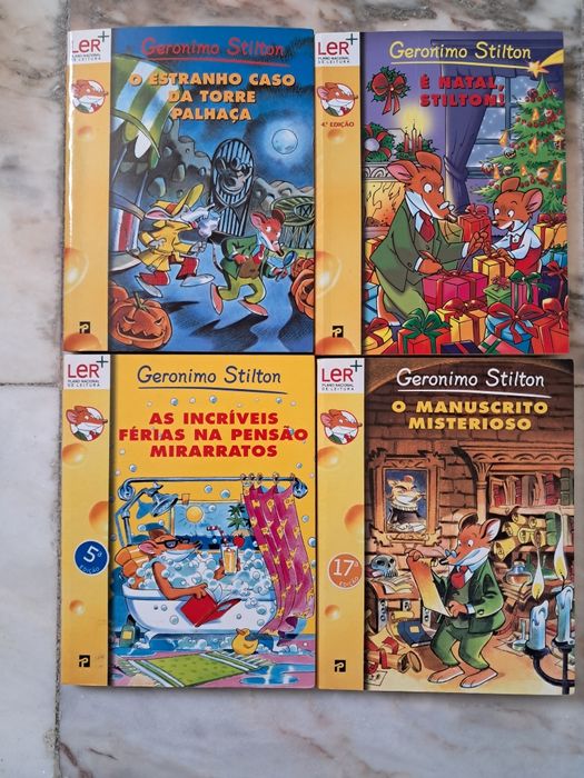 4 Geronimo Stilton Books, €6 Each64283794340354120