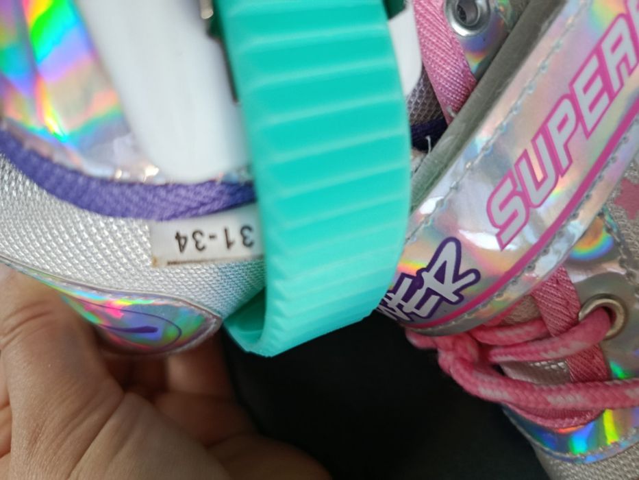 Ролики для дівчинки 4 колеса 31-34 Power