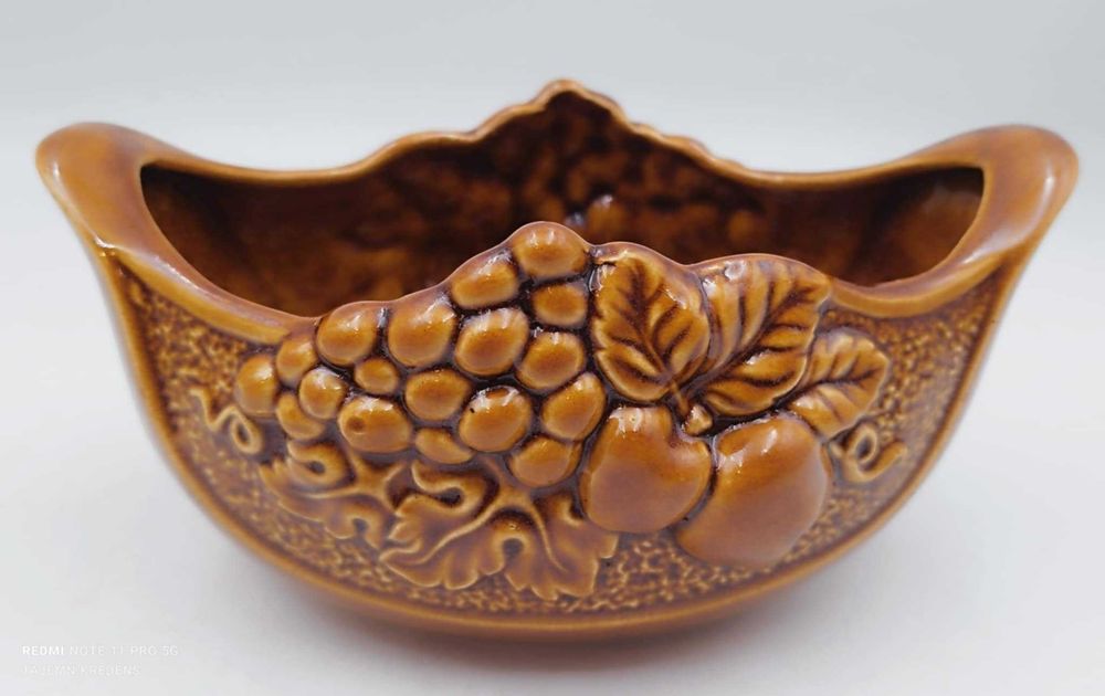 Żardiniera ceramiczna bez uszkodzeń vintage retro prl