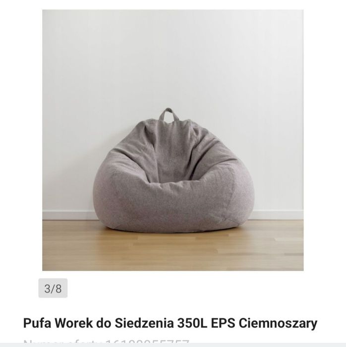 Pufa do siedzenia  350 l