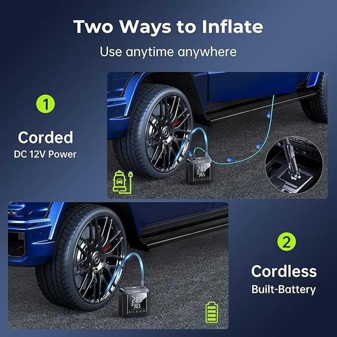 Pompka do kół kompresor