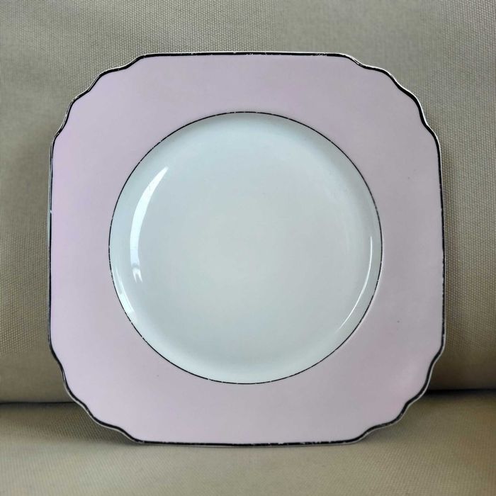 Ćmielów przedwojenny talerz fason Toruń talerzyk śniadaniowy porcelana